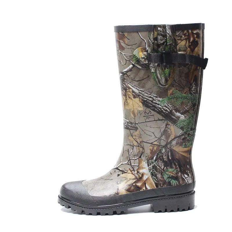 fashionable design color customized rubber rain half boots