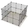 Extra Large Dog Playpens Indoor Outdoor For Medium Dog, Black Pet Fence House, Modular Box Kennel 24 Panel
