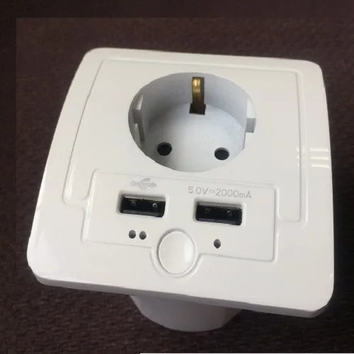 AC 220V Wireless WiFi USB Charger Smart Power Wall Socket Electrical Outlet Plug