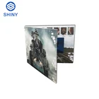 Custom Artwork 7 Inch LCD Video Booklet / LCD Video Invitation Card / LCD Video Book