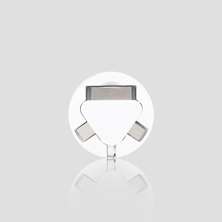 High quality retractable charging cable 3 in 1 usb charging cable round box usb charging cable - ANKUX.COM