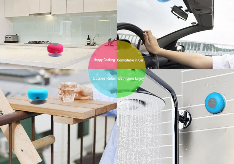mini digital sound box shower speaker, Real sound speakers JM-014 - ANKUX.COM