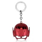 DC Universe Superhero The Flash Series Keychain Mask Shape Zine Alloy Keyring Fashion Jewelry Accessories For Fans
