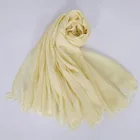 Premium quality plain cotton viscose fringe scarves hijabs scarfs 2019 muslim dress shawls and wraps