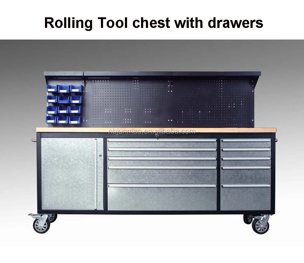 Heavy Duty Mechanic Tool Box Professional Roller Tool Cabinet For