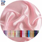 solid plain dyed 100% mulberry pure silk satin fabric