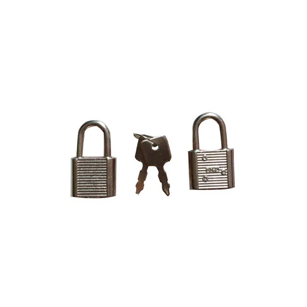 small silver padlock