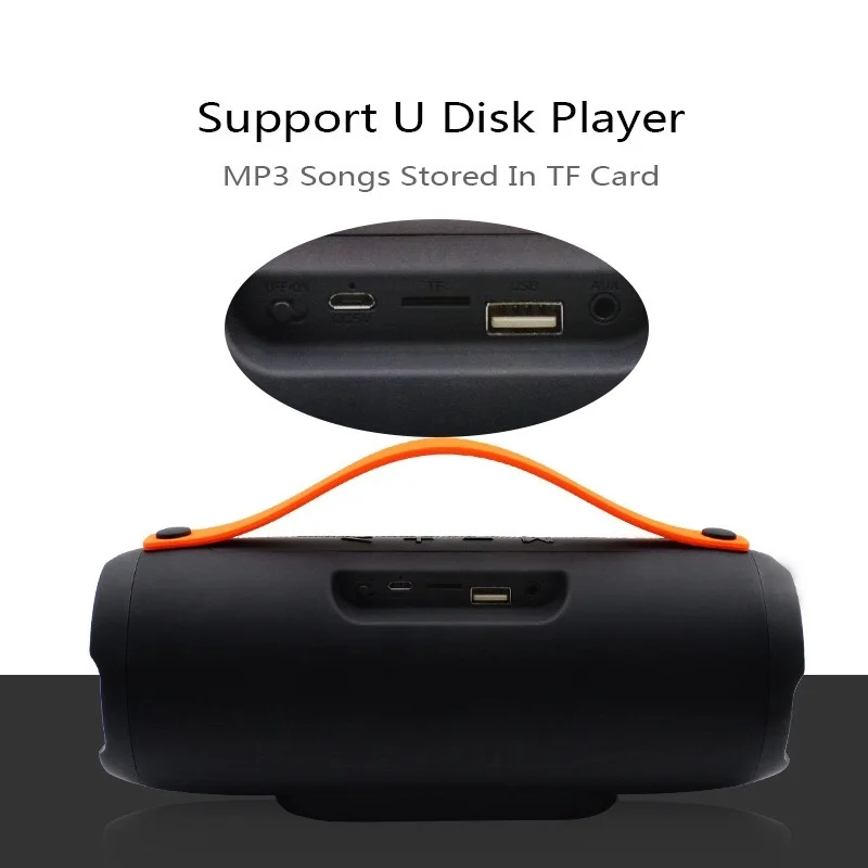 E13 outdoor bluetooth wireless speaker 10w portable good sound hifi bt speaker accept OEM - ANKUX.COM