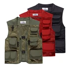 2019 Wholesale Camouflage camo hunting camera vest with many pockets
