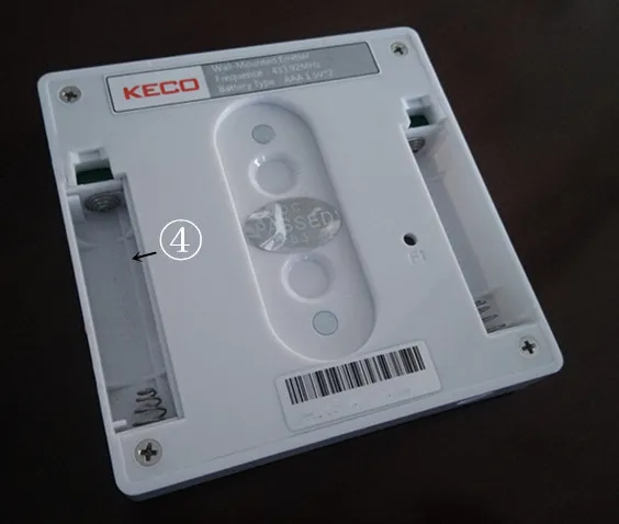 KECO curtain emitter R35-C1 and automatic curtain wall buttons and motorized roller blinds emitter for remote curtain