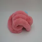 Real Rex Rabbit Fur Scarf with Big Fur Ball