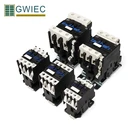GWIEC Yueqing Factory LC1D25 3P Single Phase Electric Magnetic AC Contactors