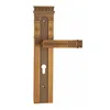 high quality antique brass wooden door handle hardware