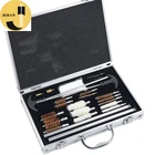 28 Piece 12ga Shot gun Universal Aluminum Carrying Case Pistol Wooden Case Weapon Gun Cleaning Kit
