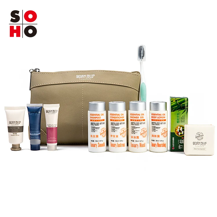 Luxury 5 Star Hotel Amenities Set In Cosmetic Bag Wholesale Buy