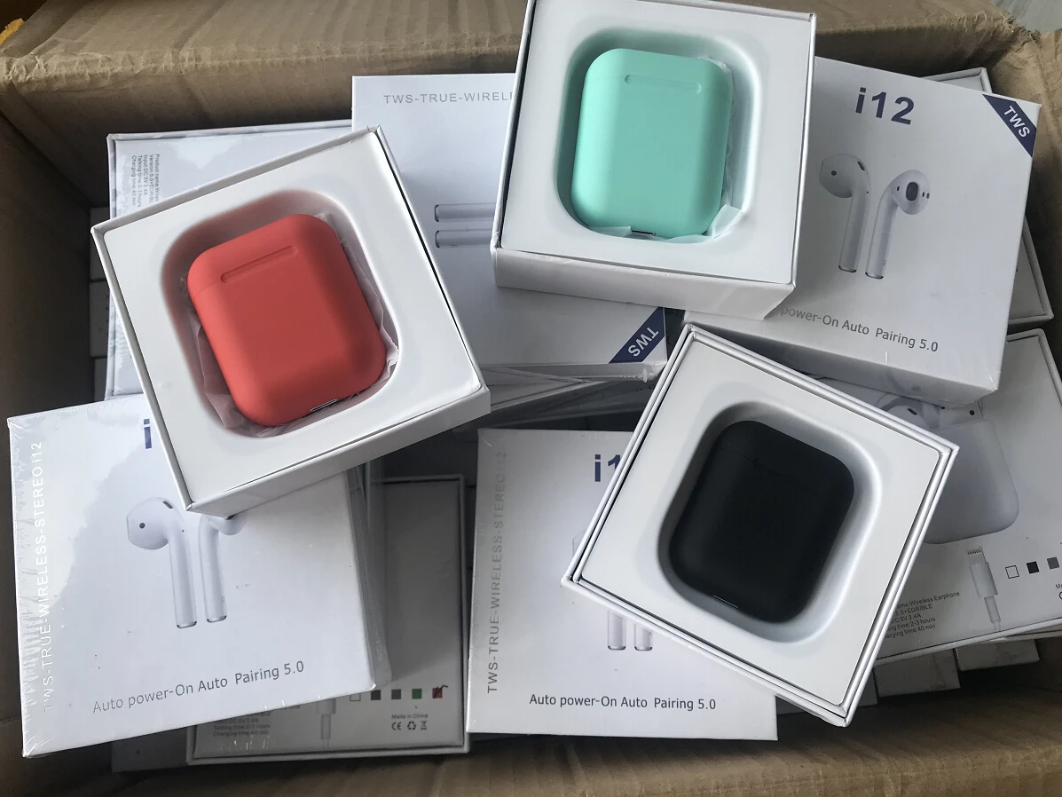 Trending Hot Products i12 TWS Blue tooth Earphones for iPhone - ANKUX.COM
