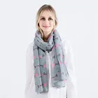 China manufacturer wholesale custom design digital logo print silk scarf for women