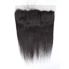 Thin 13x4 Raw Indian Natural Hairline Brazilian Malaysian Silky Straight Wave Mink Full Lace Frontals
