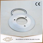 Carbon steel cutting circular dished slitter knife in paper machine
