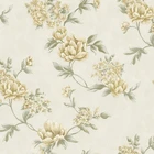 Royal Flower Embossing Modern Room Wall Wallpaper Elegant Decoration PVC 3d Designs Wallpaper