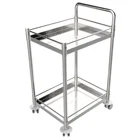 stainless steel hospital medical trolley metal furniture
