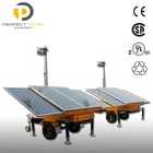 Mobile Trailer Solar Power Light Tower