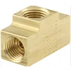 CNC machine milling gold plate C36000/Brass/low carbon steel Inverted Female block equal Tee