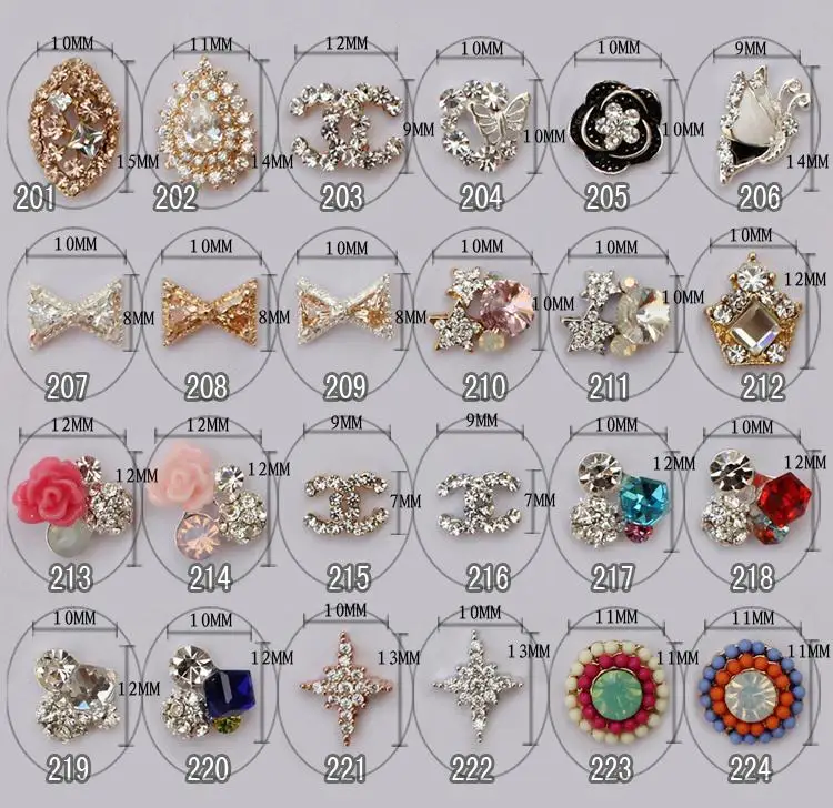 China Professional Nail Supplies diy colored five-star nail art for finger