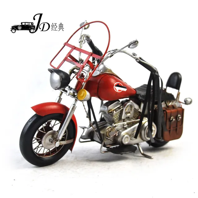 Wholesale 1:8 Scale Red Motorcycle Model Art & Collectible JLM2158M-R