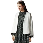 Ladies Short Design Casual Wholesale Winter Fashion White Women Coat