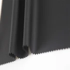 Hot sale high quality black spandex nylon elastic knitted fabric