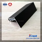 Mill Finish Black Anodized Aluminum Frame Sand Blasting Black Anodizing Aluminium Solar Energy Frame