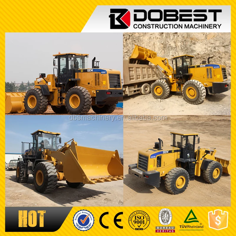 China cheap wheel loader SEM 660B best factory price