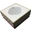 Custom logo lid and base rigid paper box for baby care clothing packing