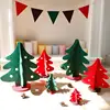 Home Door Decoration Gifts Educational DIY Felt Christmas Ornament for kids