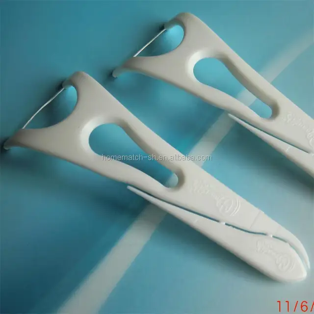 angle neck dental flosspick, easy to reach back teeth, multi