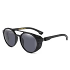 UV400 vintage side cover steam punk sun glasses sunglasses