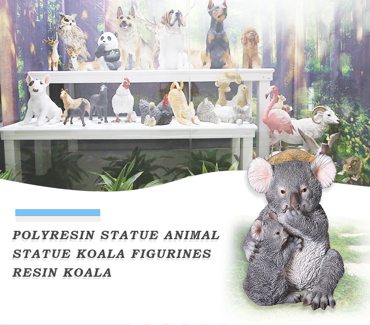 exquisite craft custom creative hand painted resin koala