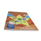 Perfect binding 80g coated paper coloring catalogue book
