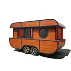Churros Commercial Popcorn Trailer Fast Food Vending Trailer With Umbrella For Sale
