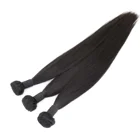 Cheap 22 inch virgin Remy Brazilian hair weft double drawn weft hair extension