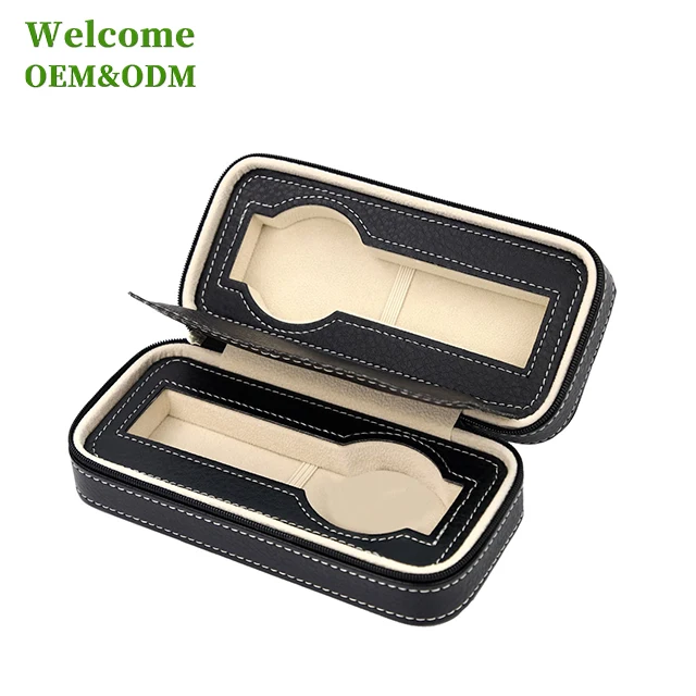 display travel men women luxury custom leather watch box