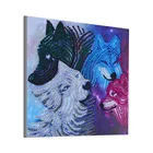 wolf 5D DIY Full Drill Diamond Painting Cross Stitch Embroidery Craft Wall Decor