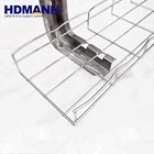 ISO ABS CE Good Quality Galvanized Steel Wire Basket Cable Mesh Tray 150mm