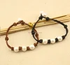 Freshwater pearl leather knot bracelet women's leather and pearl bracelet handmade pearl on leather bracelet