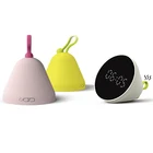 Lovely kids digital clock mini night light LED alarm clock