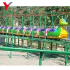Cheap Price Carnival Game Kids Ride Amusement Park Small Kiddie Backyard Mini Indoor Dinosaur Roller Coaster For Sale