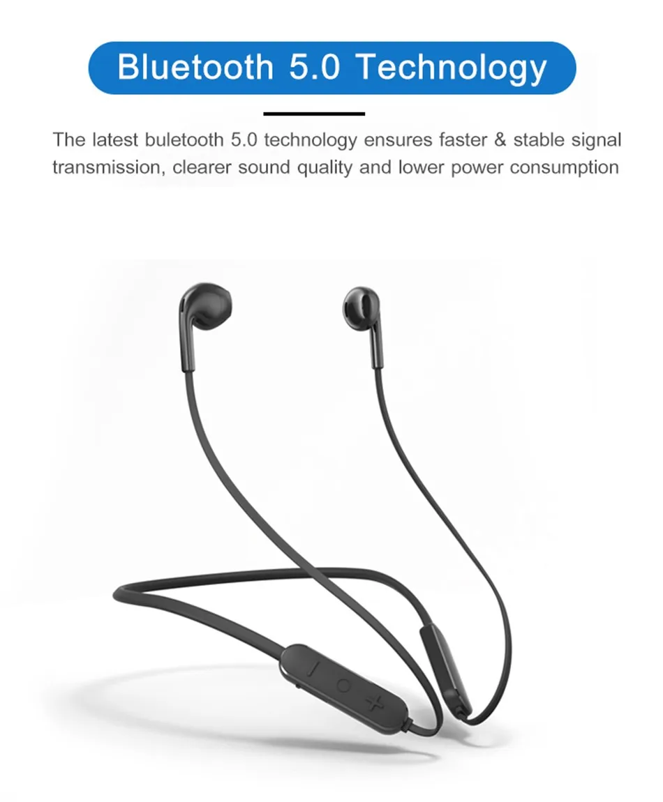 Gusgu G01 Wireless Bluetooth 5.0 High Sound Quality HD Stereo Headet Sport Boat Earbuds Earphone - ANKUX.COM