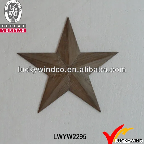 wooden home decoration, wooden wall home decoration,star home decoration