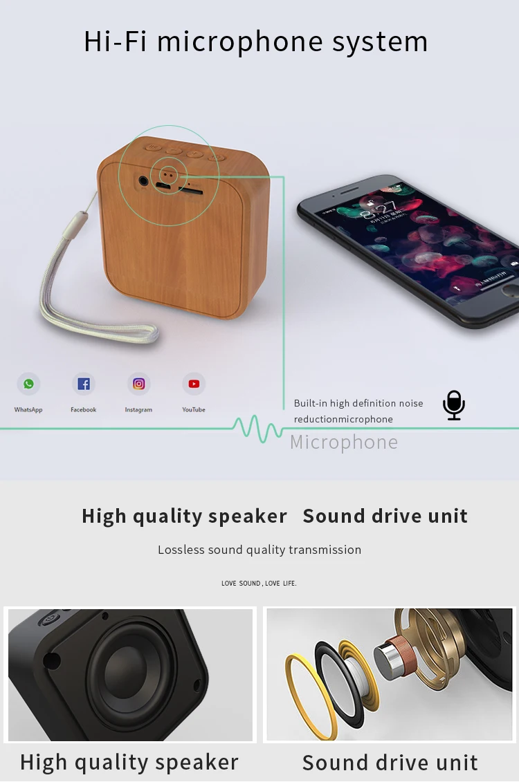 Amazon Trending Newest Low price Speaker Outdoor Portable Wireless BT Speaker A70 - ANKUX.COM